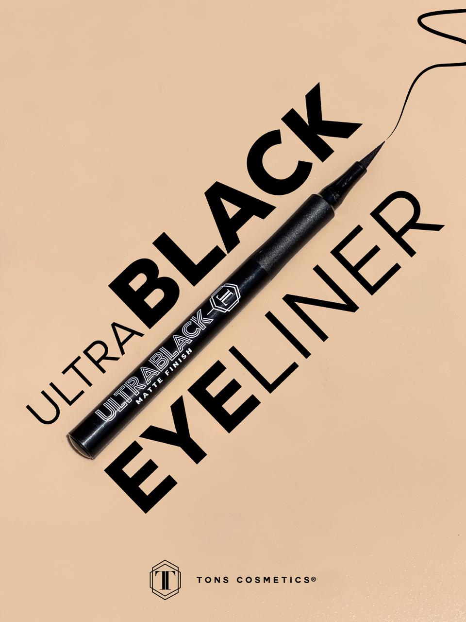 DELINEADOR DE OJOS ULTRA BLACK PINCEL EXTRAFINO
