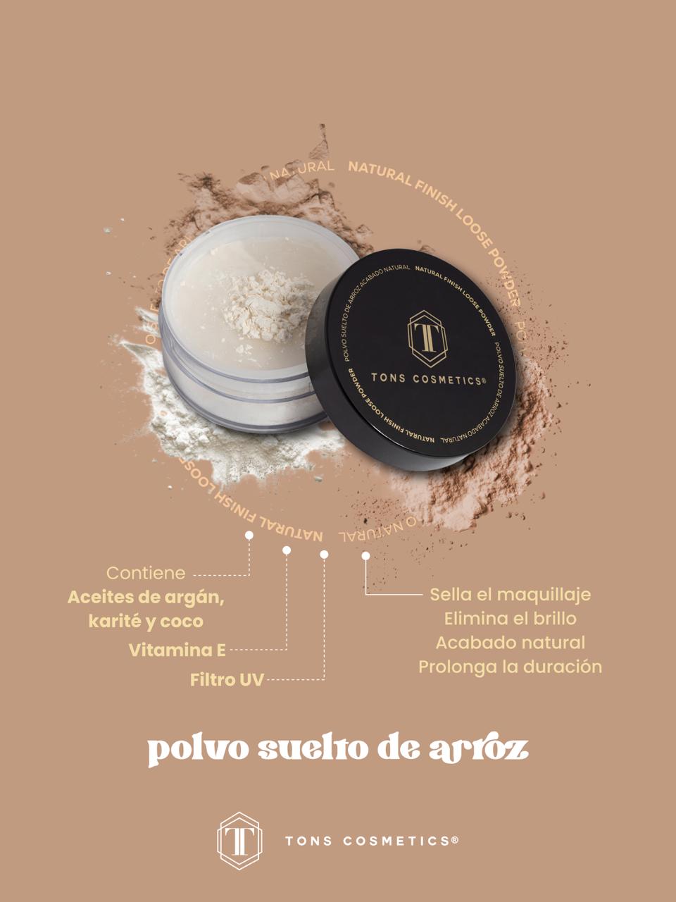 POLVO SUELTO DE ARROZ NATURAL FINISH