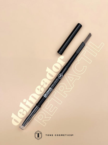 DELINEADOR DE CEJAS RETRÁCTIL CON CEPILLO