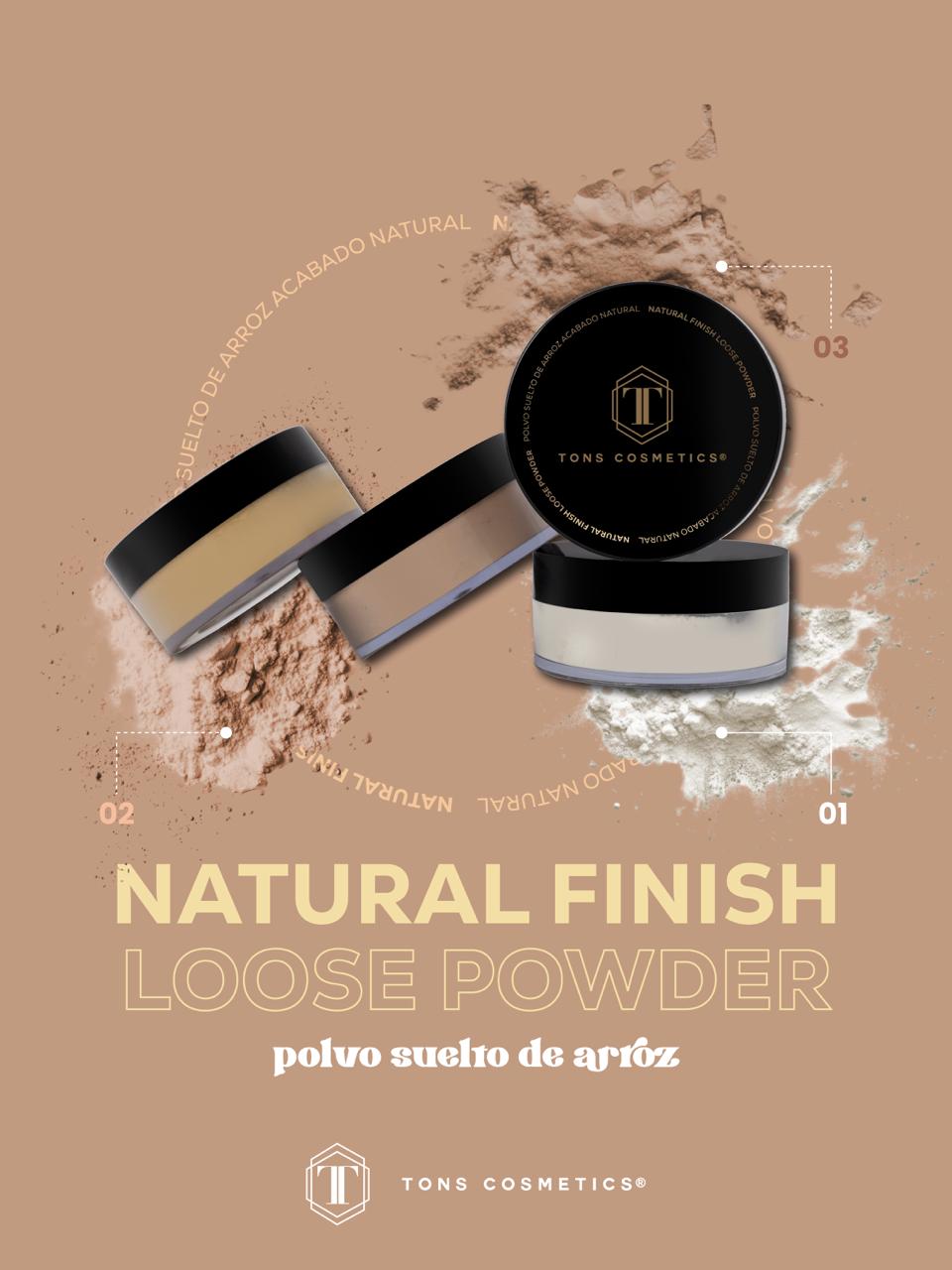 POLVO SUELTO DE ARROZ NATURAL FINISH